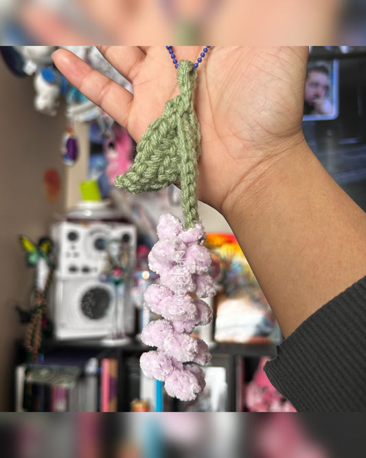 lavender keychain